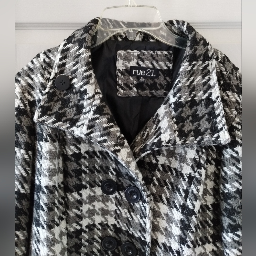 Houndstooth Coat Size XL NWOT - Picture 9 of 10